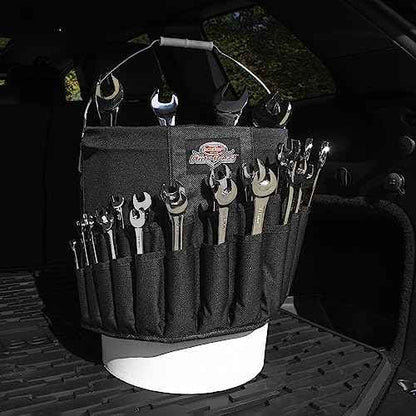 Bucket Boss Wrench Boss Bucket Tool Organizer in Black, AB30020