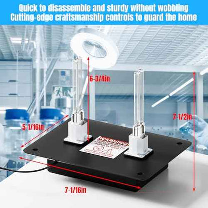 Air Scrubber UVC Light for HVAC System Dual Lamp 24w Power Consumption,110V Work Around The Clock, Four Lamps