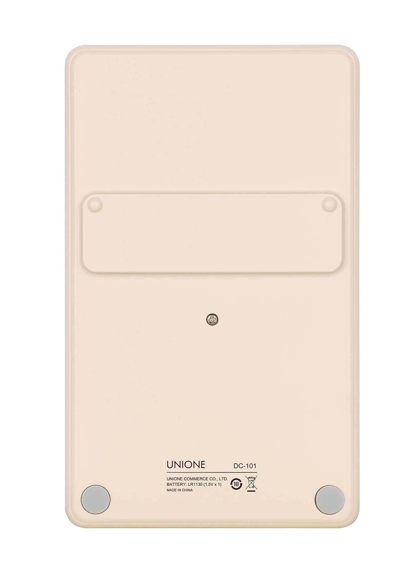 UNIONE Pocket & Desktop Beige Calculator with a Bright LCD, Dual Power Handheld Desktop. Color. Business, Office, High School