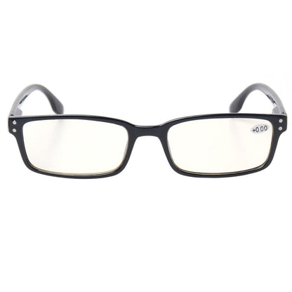 Kerecsen Computer Glasses 2 Pair UV Protection, Anti Blue Rays, Anti Glare and Scratch Resistant Computer Reading Glasses (Black, 0.00, multiplier_x)