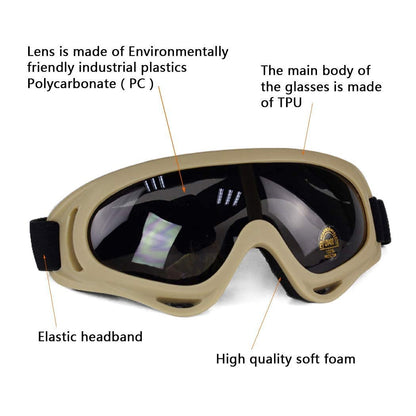 AOUTACC Airsoft Mask with Tactical Goggles,Airsoft Mask with Ear Protection, Airsoft Protective Gear Set for Adult Men Women BBS Paintball Shooting CS Survival Games Cosplay (at)