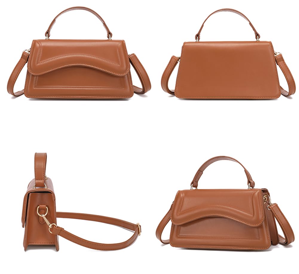 XTAPAN Trendy Mini Purse for Women small purses for women trendy Brown bag