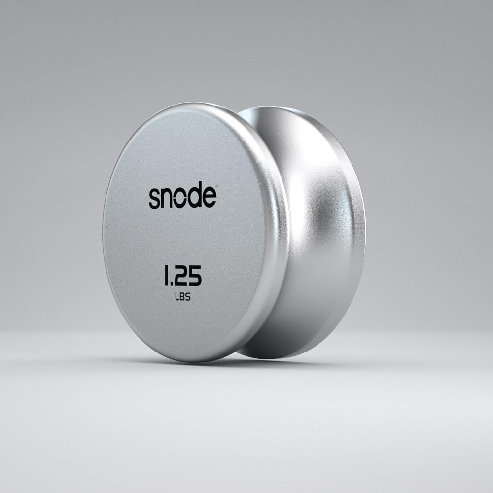 SNODE 8 Pieces (1.25LB each) Weight Adders for SNODE 80LB Cast Iron Adjustable Dumbbells or Other Iron Dumbbells