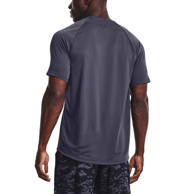 Under Armour Men's Tech 2.0 Short-Sleeve T-Shirt, (558) Tempered Steel / / Midnight Navy, X-Large Tall