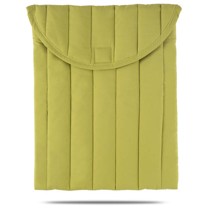 Linpr Puffy Laptop Sleeve 11-12 Inch Green, Protective Carrying Case for Men and Women, Cute Case Bag Compatible with 11 and 12 Inch Laptops, 10.9" Ipad 10, 10.2" Ipad 7 8 9 in Cover