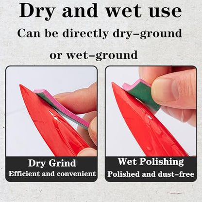 3mm Sanding Sponge 15Pc 800-2000 Grit Wet Dry for Gundam Models 3D Printing PLA