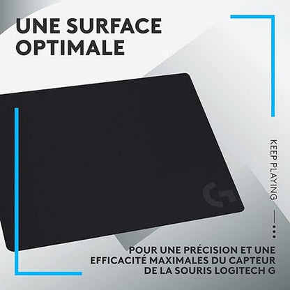 Logitech G G240 Cloth Gaming Mouse Pad, Optimised for Gaming Sensors, Moderate Surface Friction, Non-Slip Mouse Mat, Mac and PC Gaming Accessories, 340 x 280 x 1 mm