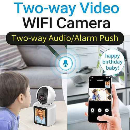 Two-Way Video Camera 2.8-inch Screen,Pet Camera,Dog Camera,Indoor Home Nanny Camera,Baby/Elder/Nanny/Dog/Pet Camera with Phone App(Im Cam),360¡ÆSmart Security Camera,1080p HD