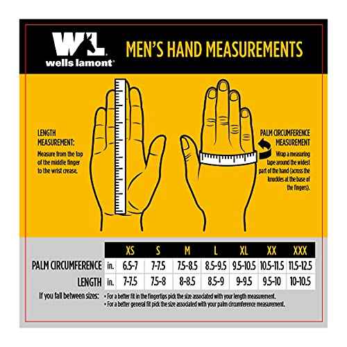 Wells Lamont Men's Thinsulate Deerskin Winter Gloves, Medium (1091)