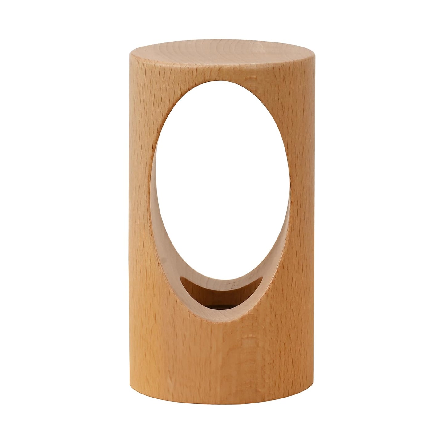 YIEONSHION LED Wooden Desk Lamp, Dimmable Bedside Night Light for Bedroom, Creative Home Décor Table Lamp, Warm Ambient Lighting, Unique Housewarming Gift