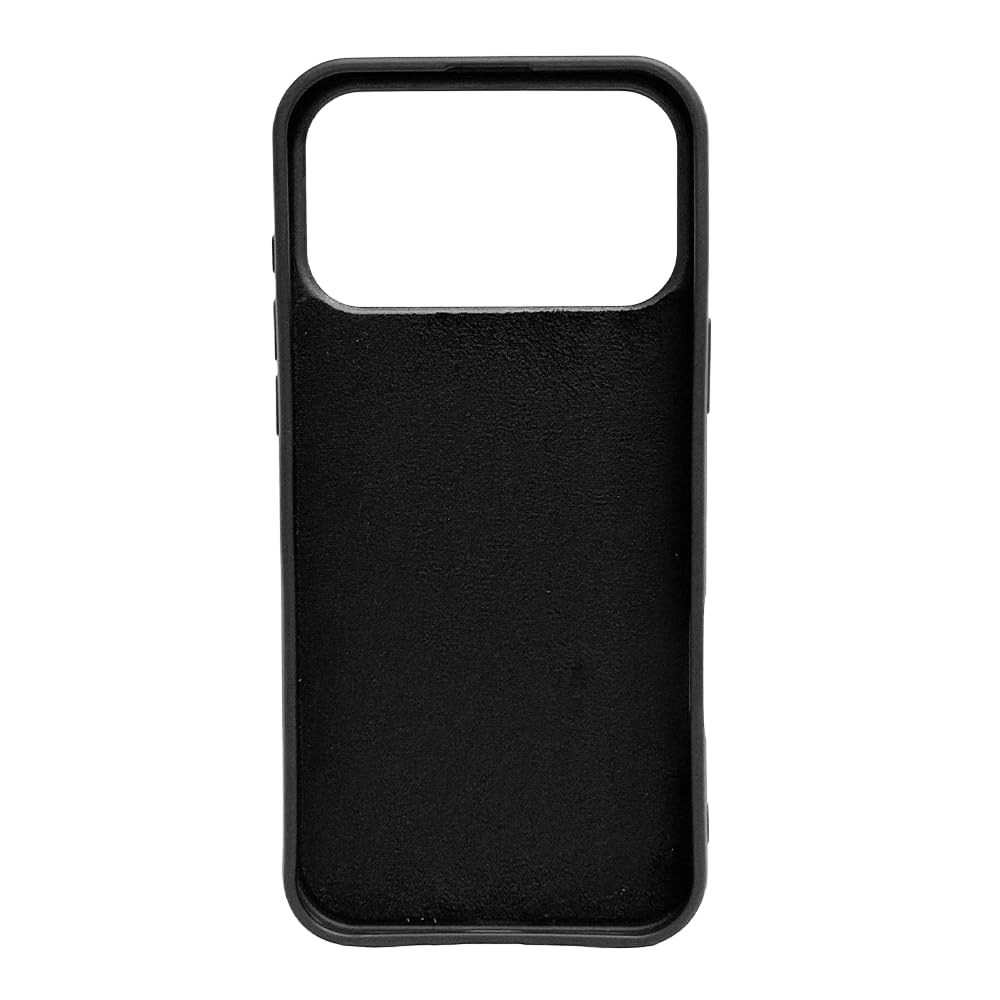 HARDISTON Genuine Leather Handmade Wallet Case Compatible with iPhone 17 Pro - MagSafe Compatible - Detachable Magnetic Flip Cover with Card Holders - Horizontal Kickstand (Black)
