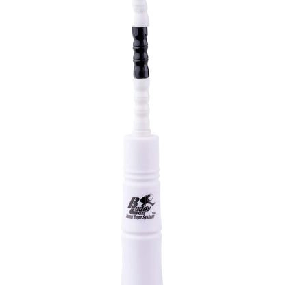 Buddy Lee Beaded Speed Jump Rope – Black/White, Bamboo Shaped Handles | Soft TPU Beads, High Density Nylon Rope | Perfect For Schools, Gym & Outdoor Jumping | Great for Rope Releases | Adults