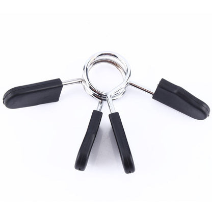 Barbell Collars, Secure Spring Lock Mechanism, Weight Clamps 1 Inch Barbell Compatible for Gym Powerlifting Weightlifting Home Workout Fitness Enthusiasts