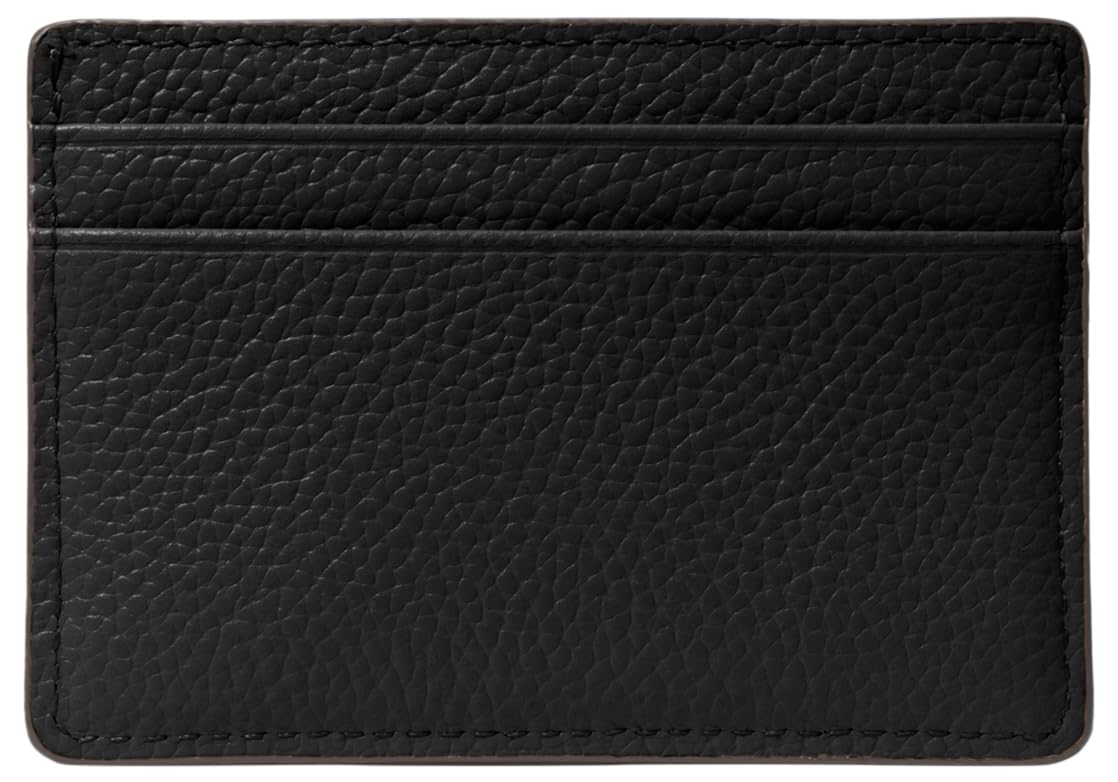 Michael Kors Jet Set Card Holder, Silver-Tone Hardware/Black