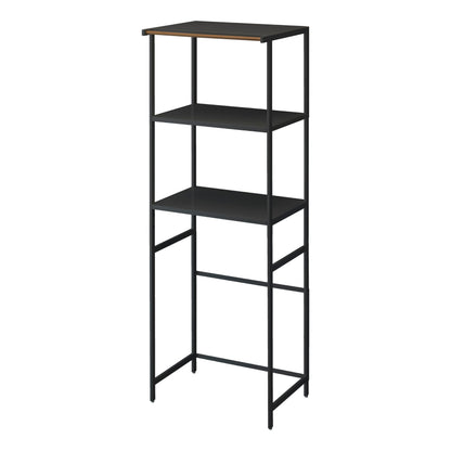 Yamazaki Home Kitchen Appliance 3 tier Storage Rack-Standing Organizer Shelves, One Size, Black