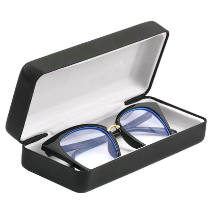 EYEGLASSTOR Hard Shell Eyeglasses Case Protective Glasses Case for Men and Women Linen Fabric