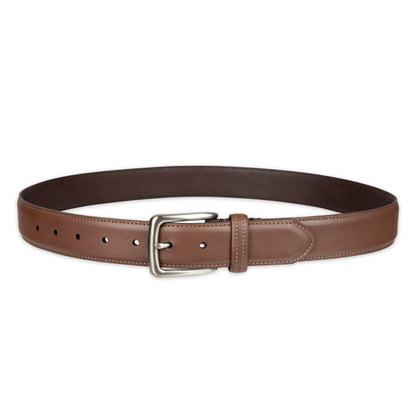 Columbia Men's Trinity Logo Belt-Casual Dress with Single Prong Buckle for Jeans Khakis