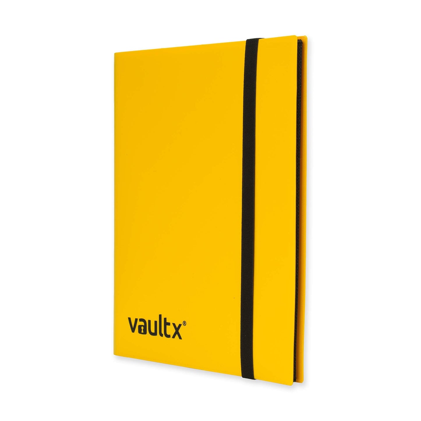Vault X 9 Pocket Trading Card Strap Binder, 360 cards, Standard, 20 Side-Loading Pages, Folder for Collectible Card Games, Sports, TCG (Yellow)