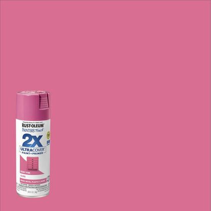 Rust-Oleum 334025-2PK Painter's Touch 2X Ultra Cover Spray Paint, 12 oz, Gloss Berry Pink, 2 Pack