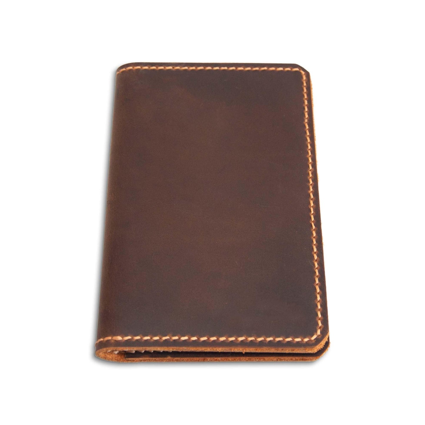 Handmade Leather Cover For 3.5"X5.5" Notebooks,Leather Journal Cover for Field Notes, Gift For Him (Brown)