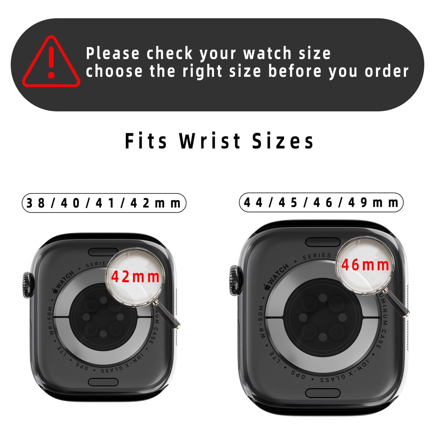 Designer Genuine Leather Band Compatible with Apple Watch Ultra/SE/Series 10/9/8/7/6/5/4/3/2/1 (49mm-38mm), Magnetic Buckle Replacement Strap for Men & Women