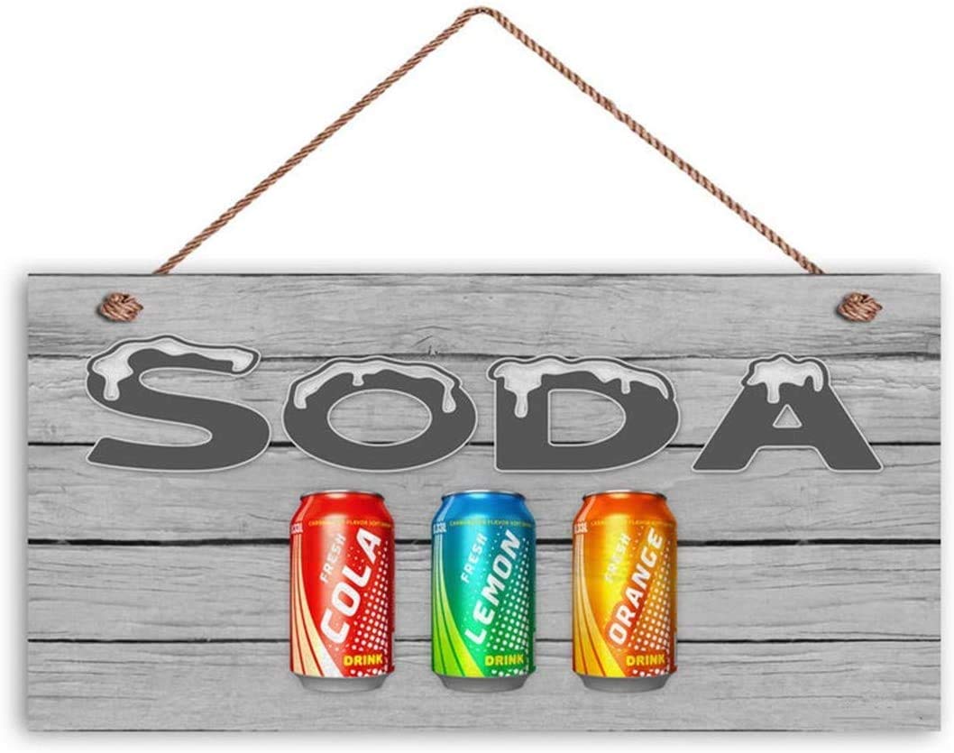 SODA Wood Sign, Gray Wood Style, Drinks Sign, Summer Party Sign, Gift for Dad, Drink Sign, Events 12x6inches(hjd160)