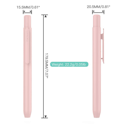 MoKo Holder Case for Apple Pencil 1st Generation, Retractable Apple Pencil 1st Case Protective iPad Pencil Sleeve Skin Cover with Sturdy Clip, Pink