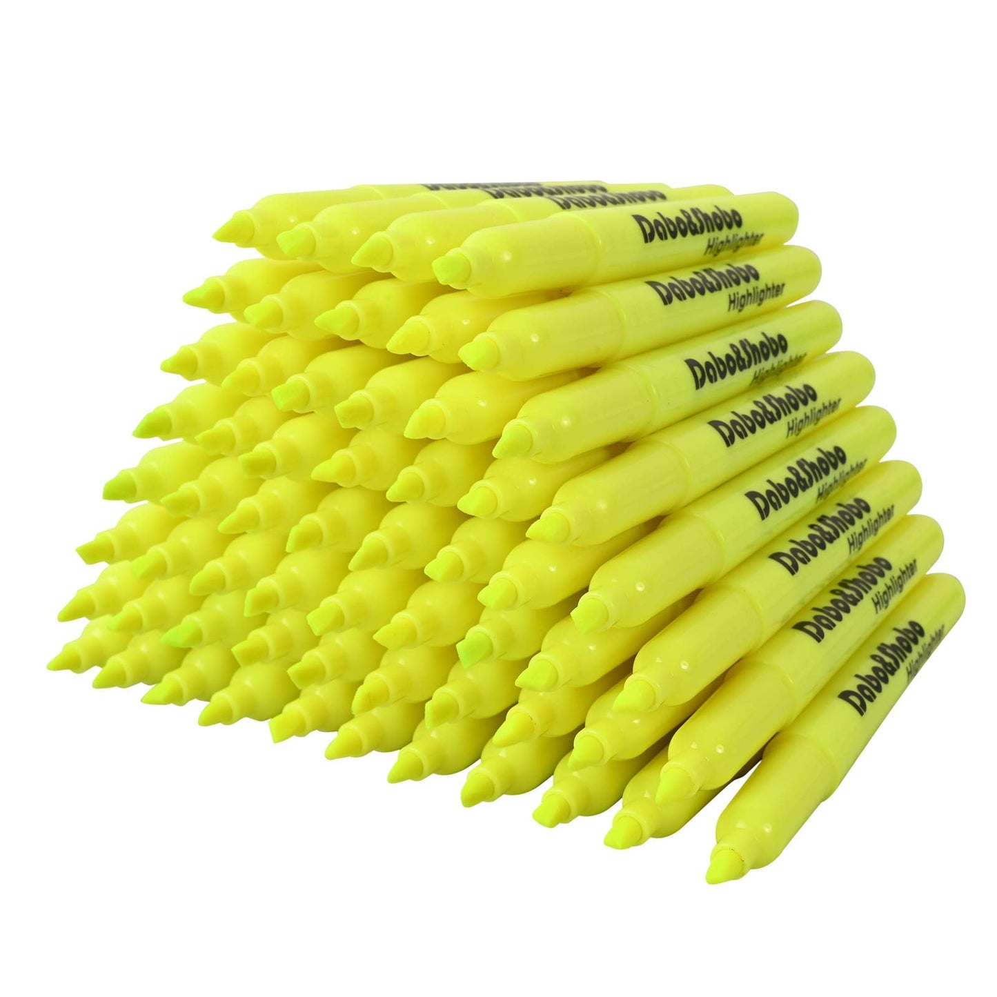 Dabo&Shobo Yellow highlighter, 60 Pack -bright color, chisel tip, for Adults Highlighting in the Home School Office …