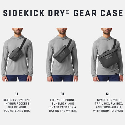 YETI Sidekick Dry 1L Gear Case, Black