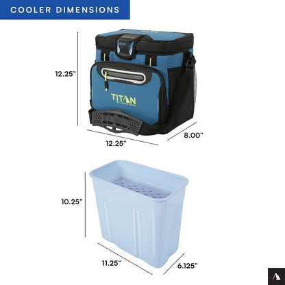 Arctic Zone Deep Freeze Cooler - Zipperless Hardbody Design | Superior Insulation & SmartShelf Feature