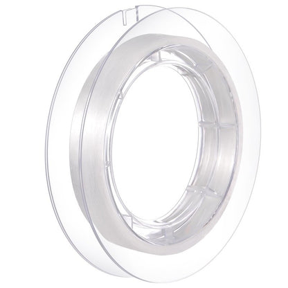 Tatuo 218 Yards/ 654ft Clear Fishing Line 0.25mm Nylon Invisible Thread String for Hanging Christmas Ornaments, Bracelet Making, Sew Hobby, Clear Beading Thread with Bead Needle