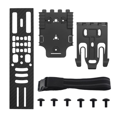 QLS Quick Locking System Kit,Tactical Modular Holster Adapter with QLS kit,Drop Leg Holster Adapter Mount with Locking Fork and Receiver Plate