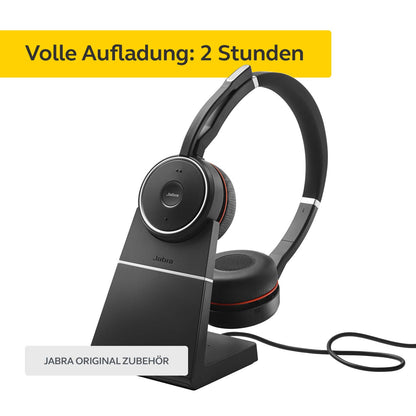 Jabra Evolve 75 Charging Stand Only – Provides Easy and Convenient Charging and Storage, Authentic Office Headset Accessory