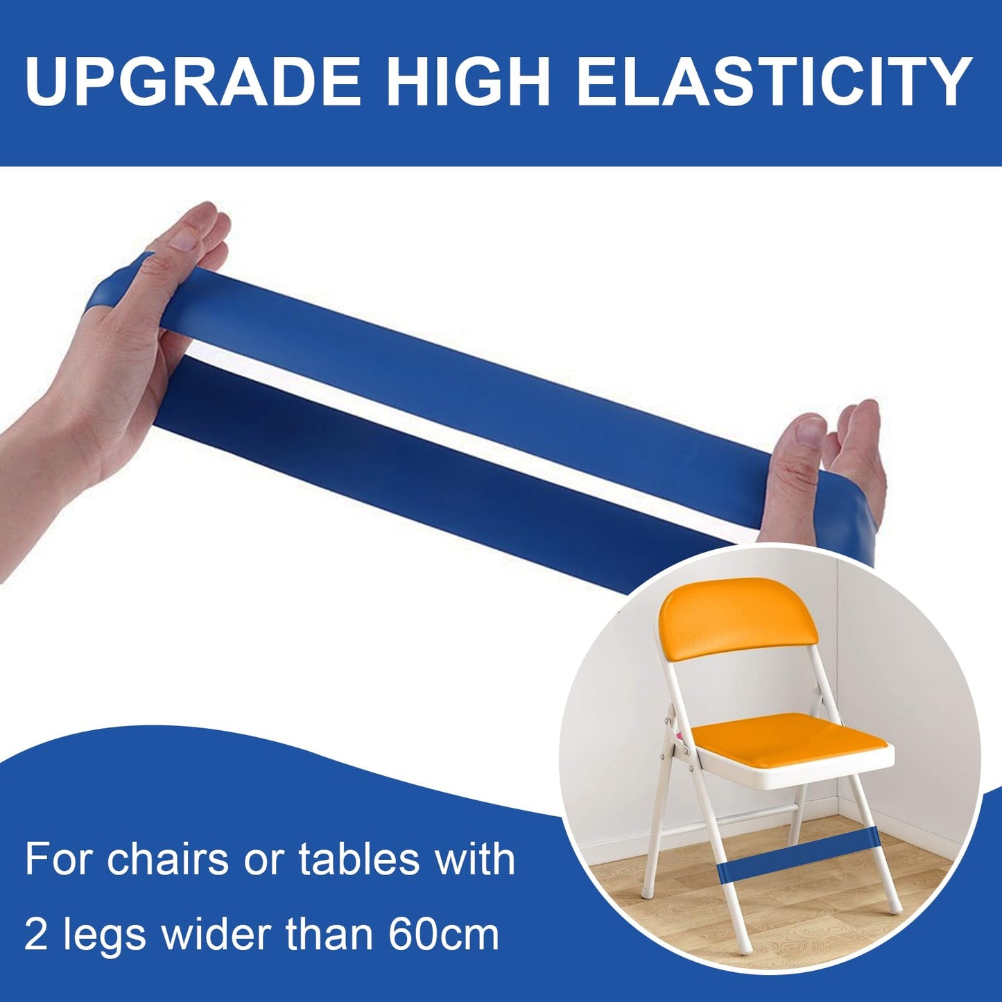 30 Pack Chair Bands for Kids with Fidgety Feet, ADHD Tools for Kids, Flexible Alternative Seating Bands for School Classroom Desk & Chair, Fidget Bands for Kids with ADHD ADD Autism & Sensory needs