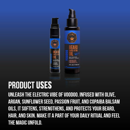 GIBS Beard, Hair & Tattoo Oil - Softens & Strengthens Beard Growth, Moisturizes Skin (4 Scents, 2 Sizes)