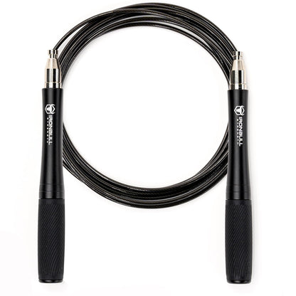 Jump Rope for Men & Women - Ultra-Fast, High Speed Jump Rope - Self-Locking Screw-Free Design with Aluminum Handles and Silicone Textured Grips - Precision Engineered for Maximum Performance - Skipping Rope for Workout Fitness, Cross Training & Home Exerc