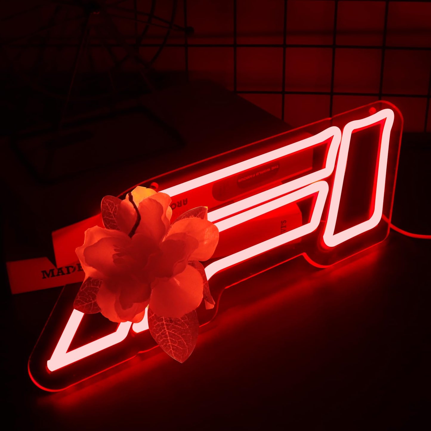 Racing Neon Signs for Wall decor Racing Sports Led Lights sign for Man Cave Beer Bar Garage Art Wall DecorativeChristmas Birthday Party Gift16.1 * 4.8inch