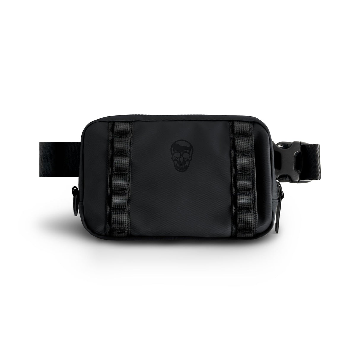 Gymreapers Travel Small Crossbody Bags for Men & Women with Hidden Pocket - Waterproof Crosssbody Fanny Pack for Men with Adjustable Shoulder Sling Belt for Traveling, Running & Hiking (Onyx)