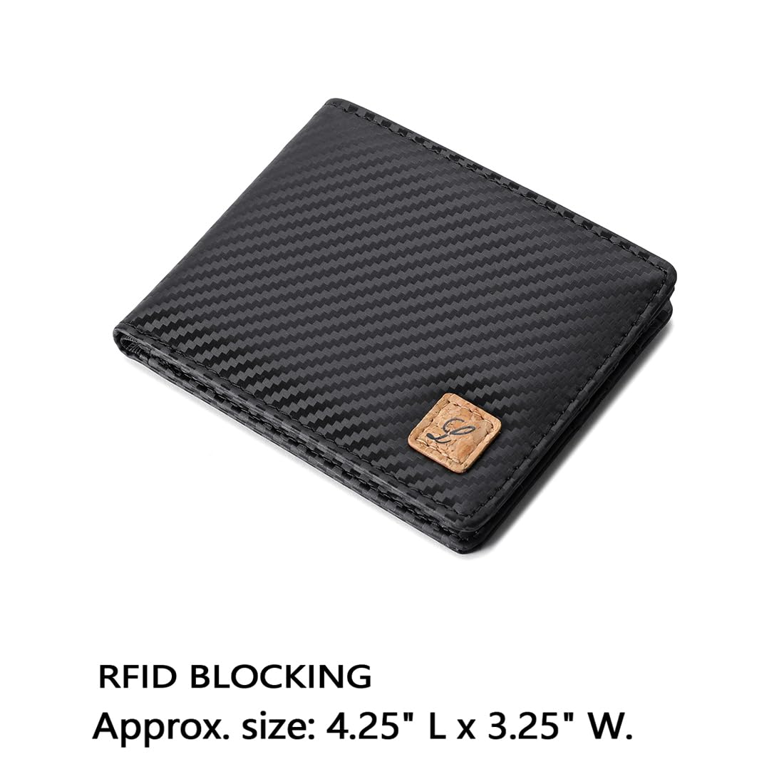 Lanyani Bifold Wallet for Men Boys Teens Teenager Kids,RFID Blocking Minimalist Small Wallets Nappa Leather