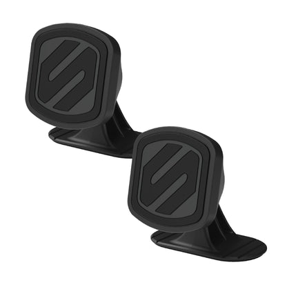 Scosche MMWSM-2PKXCES0 MagicMount Select Magnetic Car Phone Holder Mount for iPhone and Android - 2 Pack - Secure Magnetic Cell Phone Mount for Car Window or Dash - Universal 360° Adjustable Head