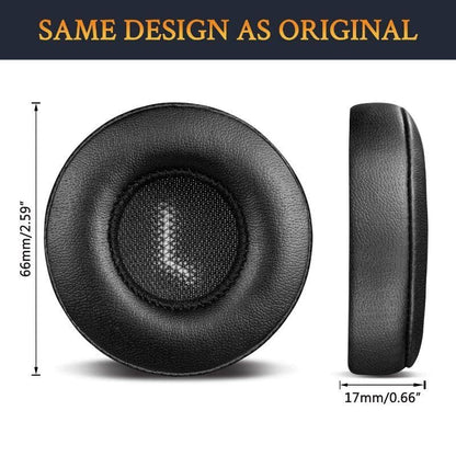 SOULWIT Professional Replacement Ear Pads for JBL E35 E45 E45BT Duet BT Bluetooth Wireless Headphones, Earpads Cushions with Softer Protein Leather, Noise Isolation Foam (Black)