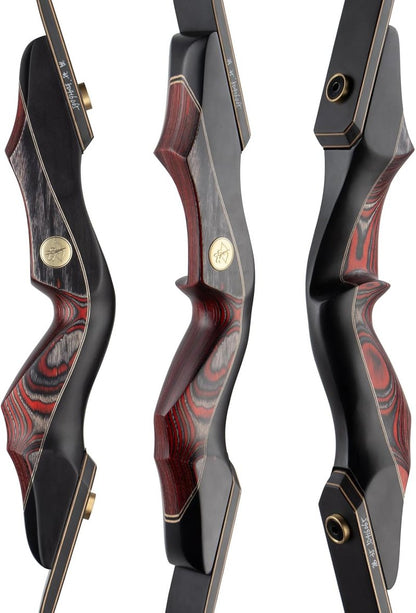 Recurve Bow and Arrow Set - 60'' Wooden Takedown Bow for Adults & Youth | Right Hand, 30/40/50lbs Options