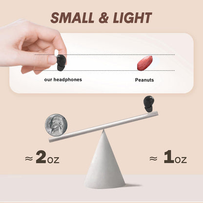 Yihou Ear Buds Invisible Small Mini Sleep Earbuds Headphones Wireless Bluetooth Comfortable Tiny Sleeping Smallest Low Profile Micro Discreet Hidden Kids Earbuds Ear Buds for Small Ear Canals Work