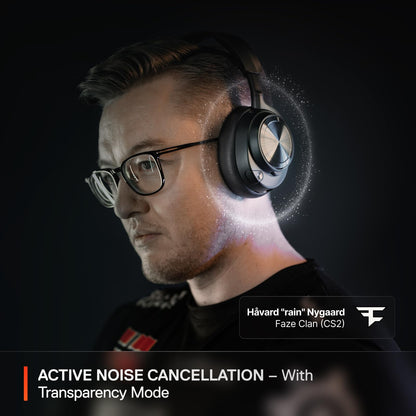 SteelSeries Arctis Nova Pro Wireless Xbox Multi-System Gaming Headset - Premium Hi-Fi Drivers - Active Noise Cancellation Infinity Power System - Stealth Mic - Xbox, PC, PS5, PS4, Switch, Mobile