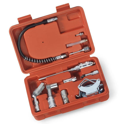 Tooluxe 61077L Multi-Function Grease Gun and Lubrication Accessory Kit