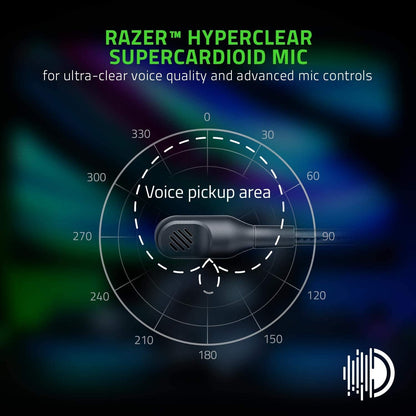 Razer BlackShark V2 Pro for PC - Wireless Premium Esports Gaming Headset (Bluetooth, Triforce Titanium 50 mm Drivers, HyperClear Supercardioid Mic) Black