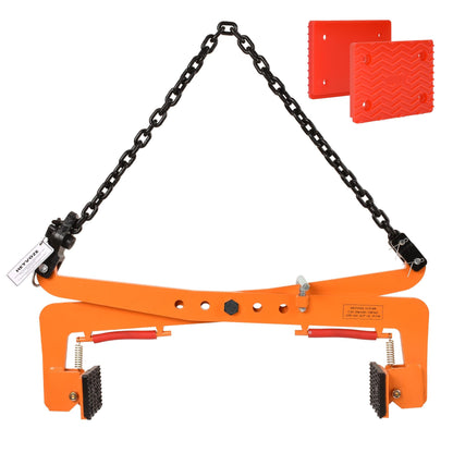 HEYVOZE 2646 lbs Granite Slab Lifting Clamp, Adjustable Range: 16.5"-42.5", Heavy Duty Stone Lifting Clamps for Carrying and Vertical Transport of Marble, Concrete Blocks, Slate Sheets, Curb Stones