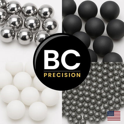 BC Precision 3/8" Slingshot Ammo Balls - Grade A Steel, Easy Grip, Accurate Flight | Perfect for Hunting