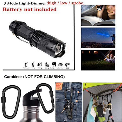 Tianers 16pcs Emergency Survival Kit, Compact Survival Tactical Gear, Cool EDC Survival Tool for Cars, Camping, Hiking, Hunting, Fishing, Adventure Accessorie for Men Husband Dad Friend