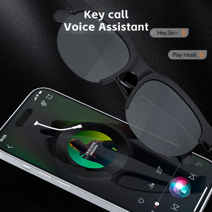GS01 Smart Bluetooth Sunglasses, Audio Sunglasses With Speaker, UV400 Polarized lens, Open Ear Music, Touch Control